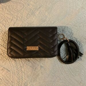 Bebe Black Quilted Crossbody Bag NWT